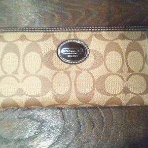 Coach Wallet, long zip around